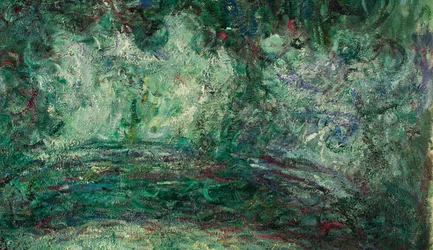 Die japanische Brücke (Detail), 1918-19